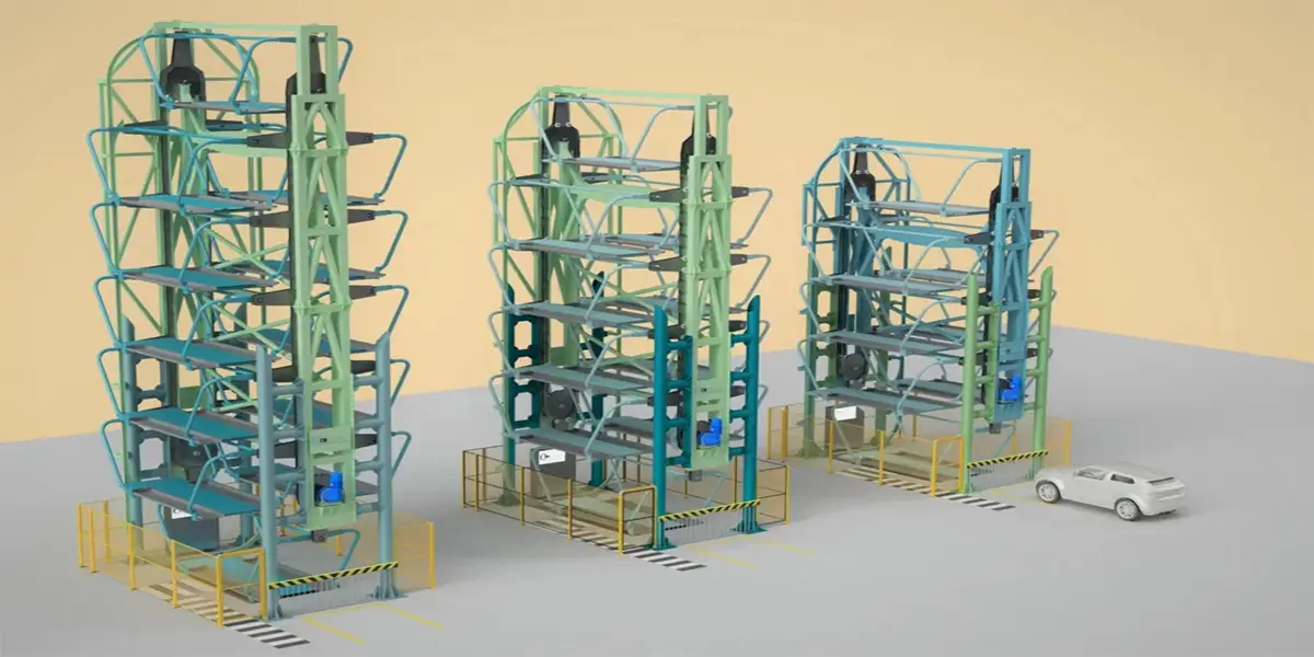 برج مواقف دوّاري رأسي في الإمارات
