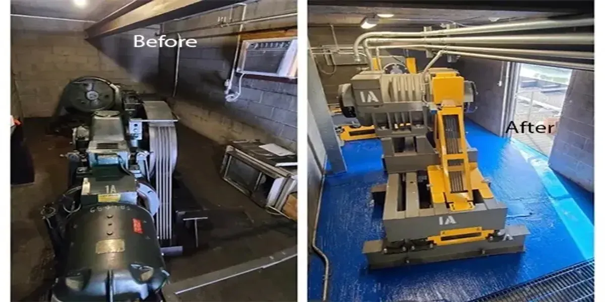 بكرة شد للمصاعد في الإمارات – جلف تك إلفيتورز