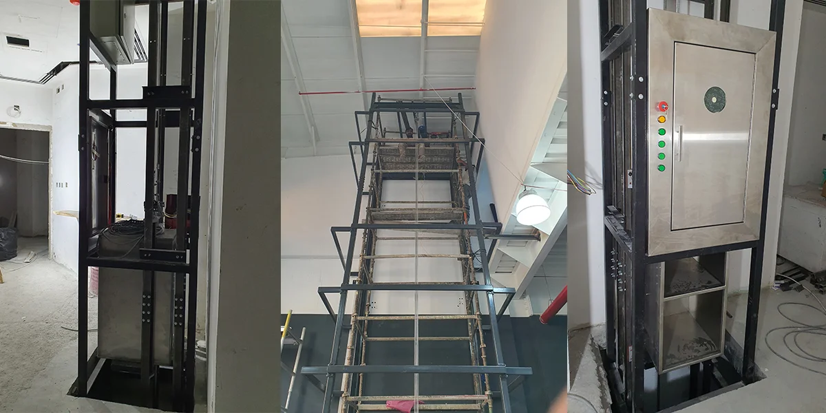 تركيب ماكينة جر MRL بدون تروس