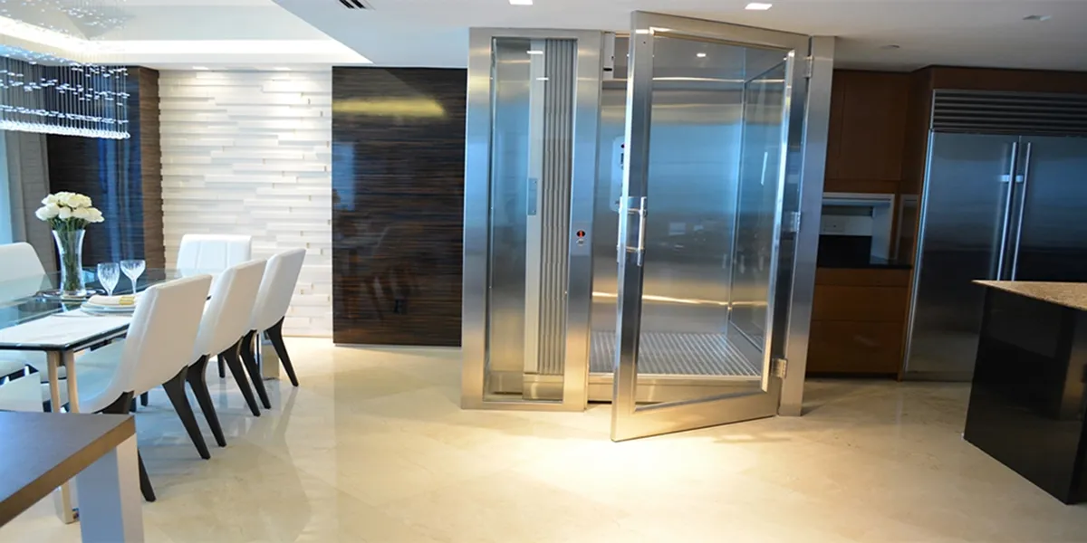مصعد منزلي مدمج للتركيب في المساحات الصغيرة بالإمارات
