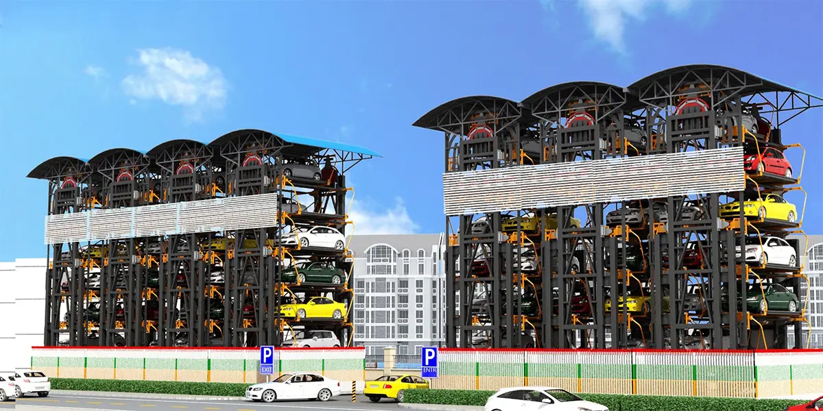 تركيب خارجي للمواقف الدوّارة مع حزمة طقس